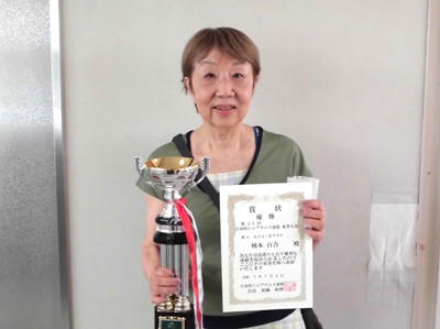 女子A・B優勝 楠本さん